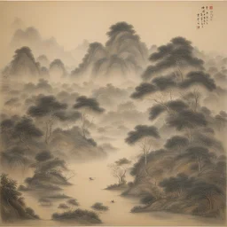 a landscape by Dao Le Trong