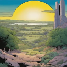 a landscape by Dave Gibbons