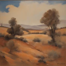 a landscape by David Aronson