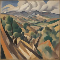 a landscape by David Bomberg