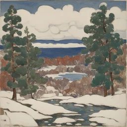 a landscape by David Brown Milne