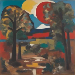 a landscape by David Driskell