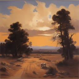 a landscape by David Mann