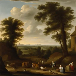 a landscape by David Teniers