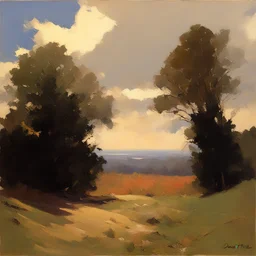 a landscape by David Tutwiler