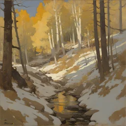a landscape by Dean Cornwell