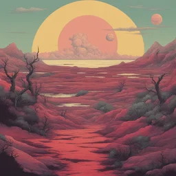 a landscape by Death Burger