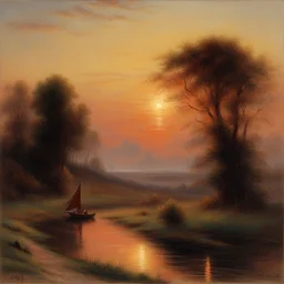 a landscape by Delphin Enjolras
