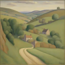 a landscape by Dod Procter