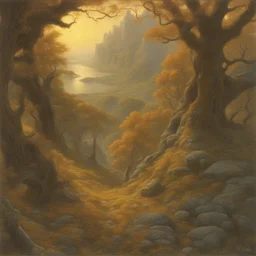 a landscape by Donato Giancola