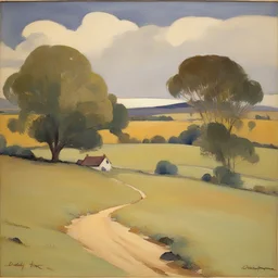 a landscape by Dorothy Johnstone