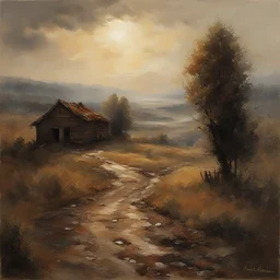 a landscape by Dusan Djukaric