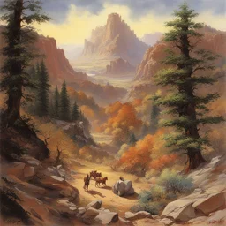 a landscape by Earl Norem