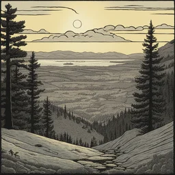 a landscape by Ed Piskor