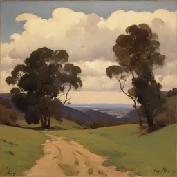 a landscape by Edgar Alwin Payne