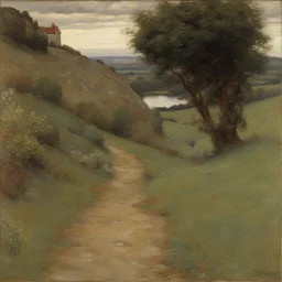 a landscape by Edgar Maxence
