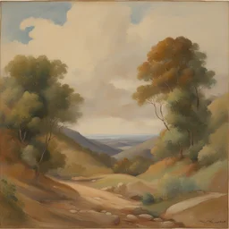 a landscape by Edith Rimmington