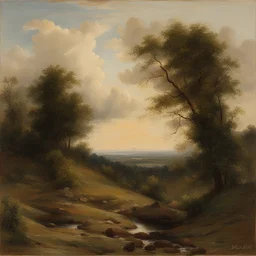 a landscape by Eduard Wiiralt