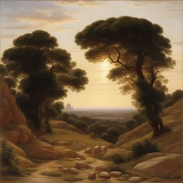 a landscape by Edward John Poynter