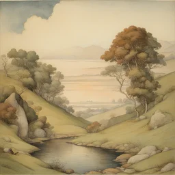 a landscape by Edward Julius Detmold