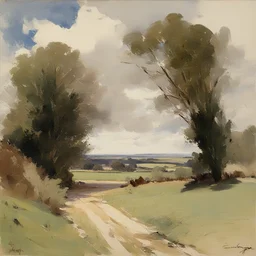a landscape by Edward Seago