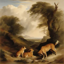 a landscape by Edwin Henry Landseer