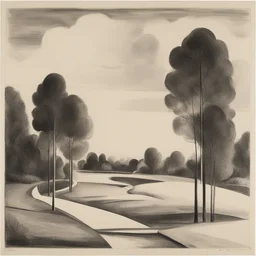 a landscape by Eero Saarinen