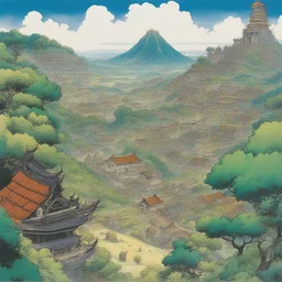 a landscape by Eiichiro Oda