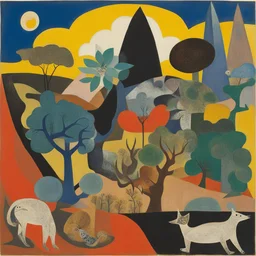 a landscape by Eileen Agar
