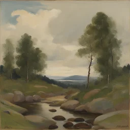 a landscape by Einar Hákonarson