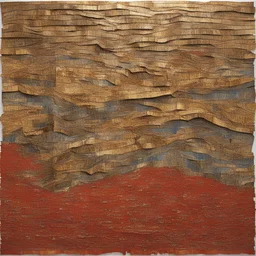 a landscape by El Anatsui