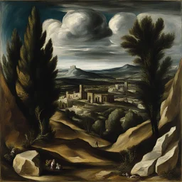 a landscape by El Greco