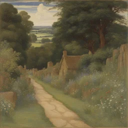 a landscape by Eleanor Fortescue-Brickdale