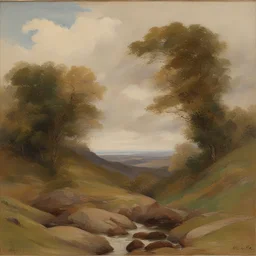 a landscape by Eleanor Vere Boyle