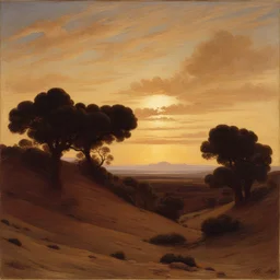 a landscape by Elihu Vedder