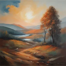 a landscape by Elina Karimova