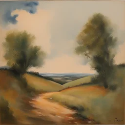 a landscape by Elisa Breton