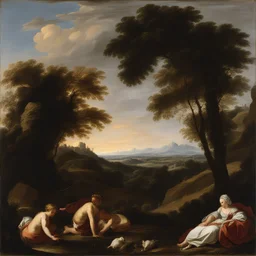 a landscape by Elisabetta Sirani