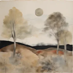 a landscape by Ellen Gallagher