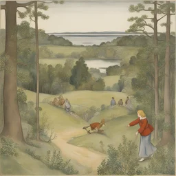 a landscape by Elsa Beskow