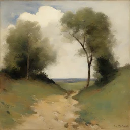 a landscape by Emil Carlsen