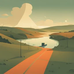 a landscape by Emiliano Ponzi