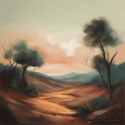 a landscape by Emma Ríos