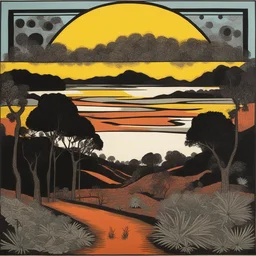 a landscape by Emory Douglas