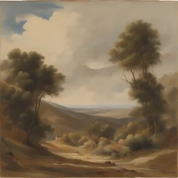 a landscape by Enrique Tábara