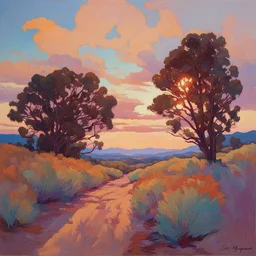 a landscape by Erin Hanson