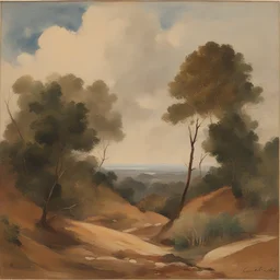 a landscape by Ernest Crichlow