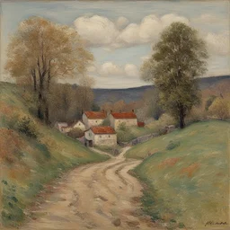 a landscape by Ernest Lawson