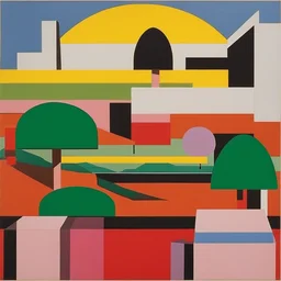 a landscape by Ettore Sottsass