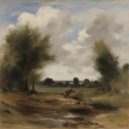 a landscape by Eugène Boudin